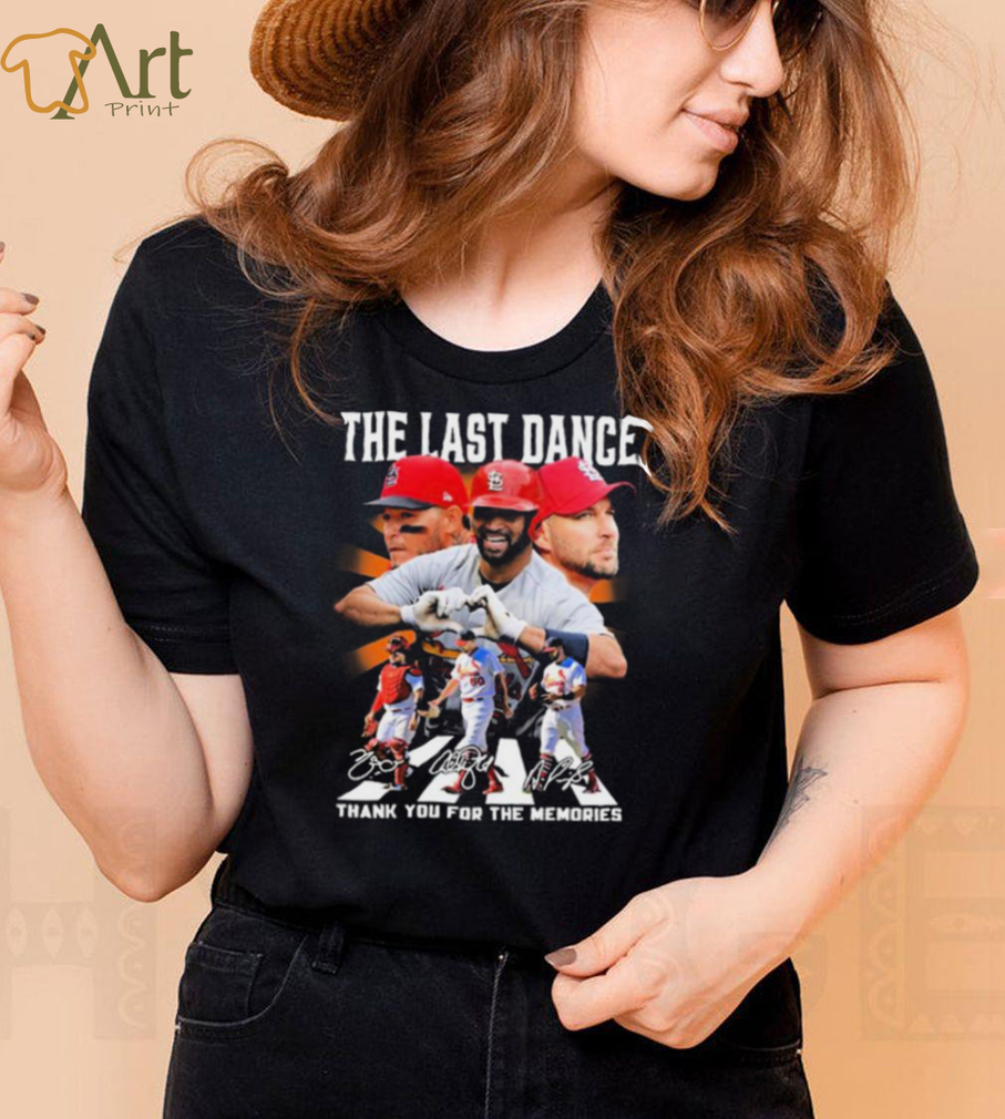 St. Louis Cardinals Abbey Road The Last Dance Thank You For The Memories Signature Shirt