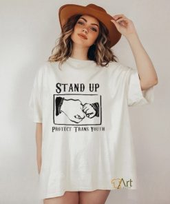 Stand Up Protect Trans Youth Tee Shirt