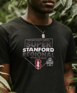 Stanford Cardinals NCAA DI Baseball Super Regional 2023 The Road To Omaha shirt