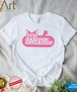 Stop Dabloon inflation logo shirt
