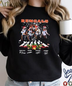The Bengals Tyler Boyd Ja’marr Chase Joe Mixon And Joe Burrow Abbey Road Signatures Shirt