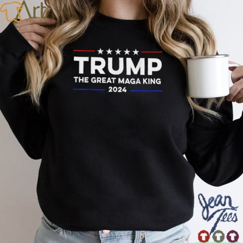 The Great Maga King Funny Trump Proud Ultra Maga King T Shirt B0B18C9ZKX