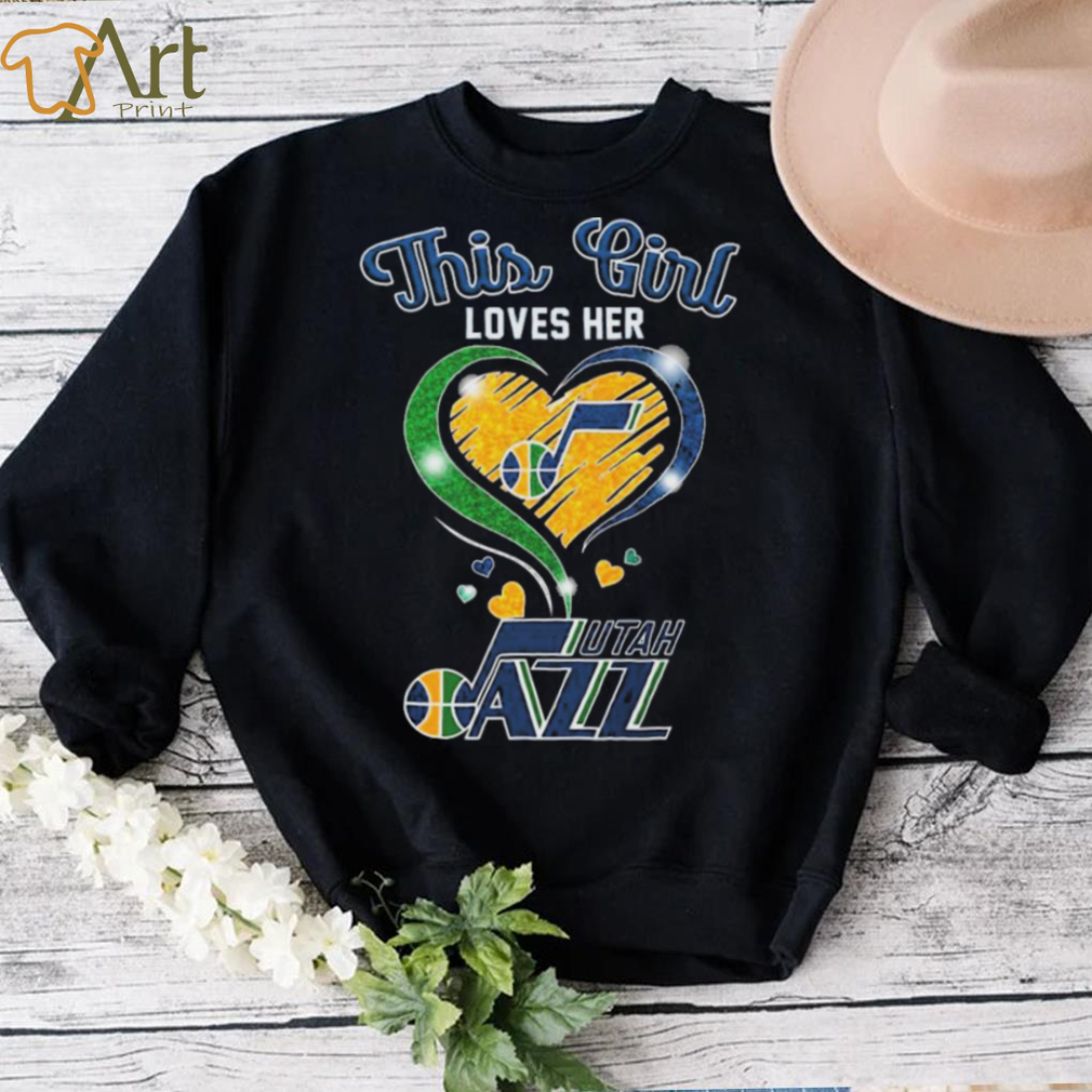 This Girl Loves Her Utah Jazz Basketball Shirt