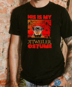 This is my Rottweiler Costume vintage Halloween shirt