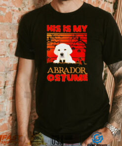 This is my White Labrador Costume vintage Halloween shirt