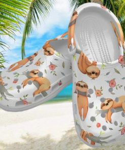 Top selling Item  Sloth Cool Full Printed Crocs Sandals