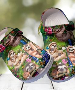 Top selling Item  Sloth Tribe Sloth With Nature Gift For Lover Full Printed Crocs Shoes