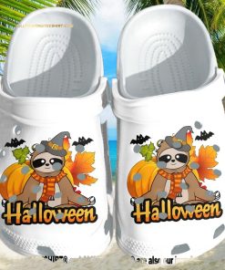 Top selling Item  Sloth Witch With Bats Cartoon Shoes 3D Crocs Crocband Clog