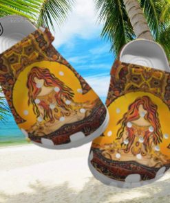 Top selling  Yoga Hippie Mandala Gift For Lover Rubber Crocs Sandals
