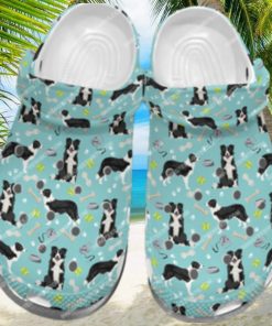 Top selling  border collie dogs lover all over printed crocs
