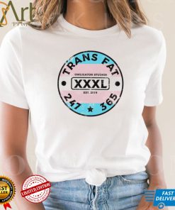 Trans Fat 247 365 Owligator Studios XXXL LGBT logo shirt