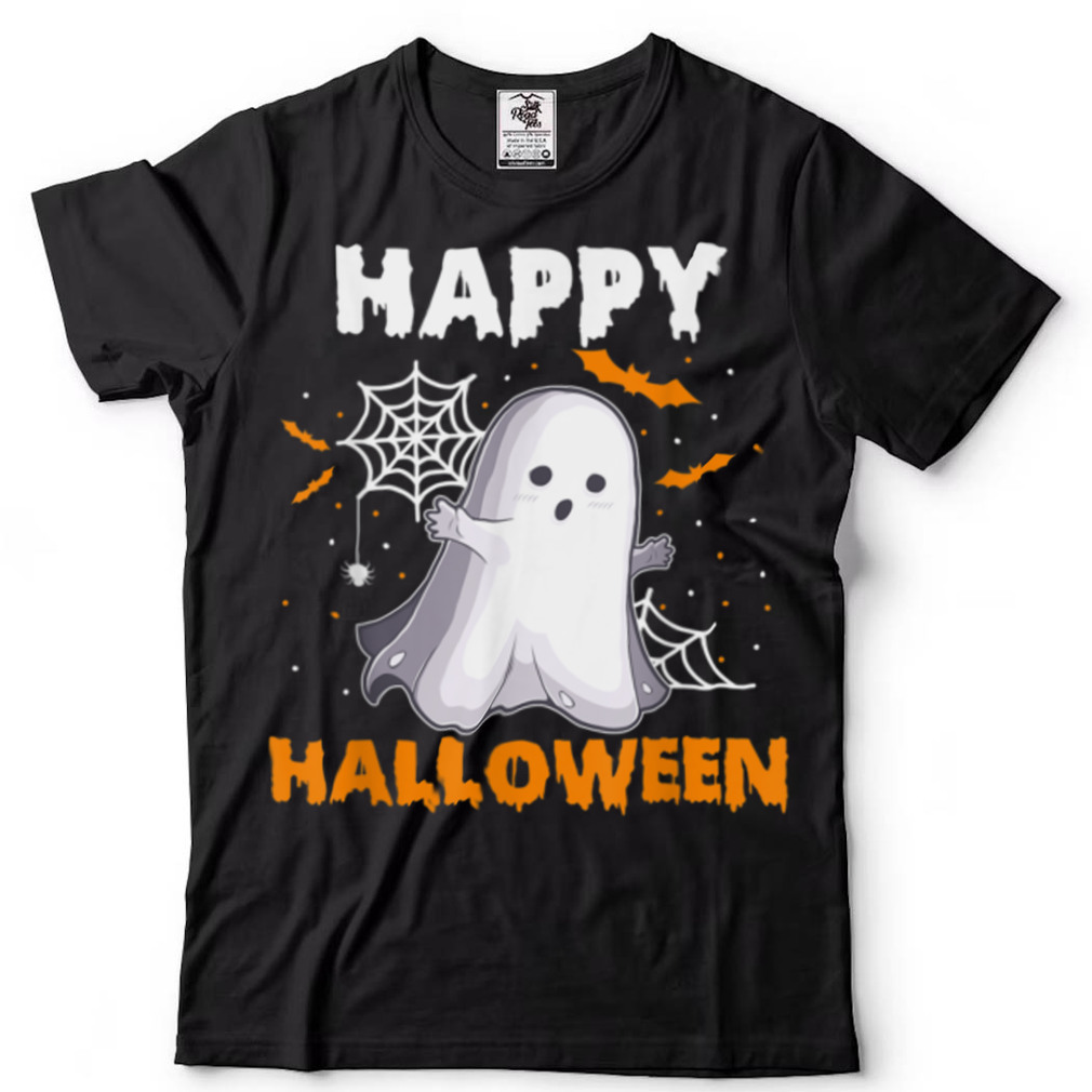 Trick Or Treat Halloween Ghost Rainbow Funny T Shirt