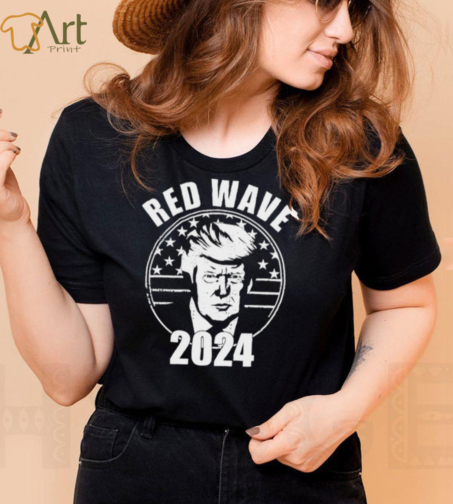 Trump 2024 Red Wave art shirt