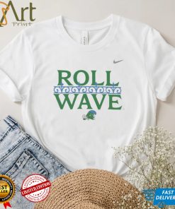 Tulane Green Wave Nike roll wave wrought iron shirt