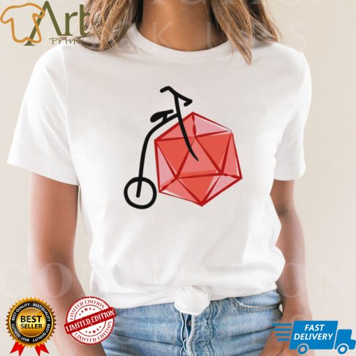 Twogether Studios Keith Baker D20 bike art shirt