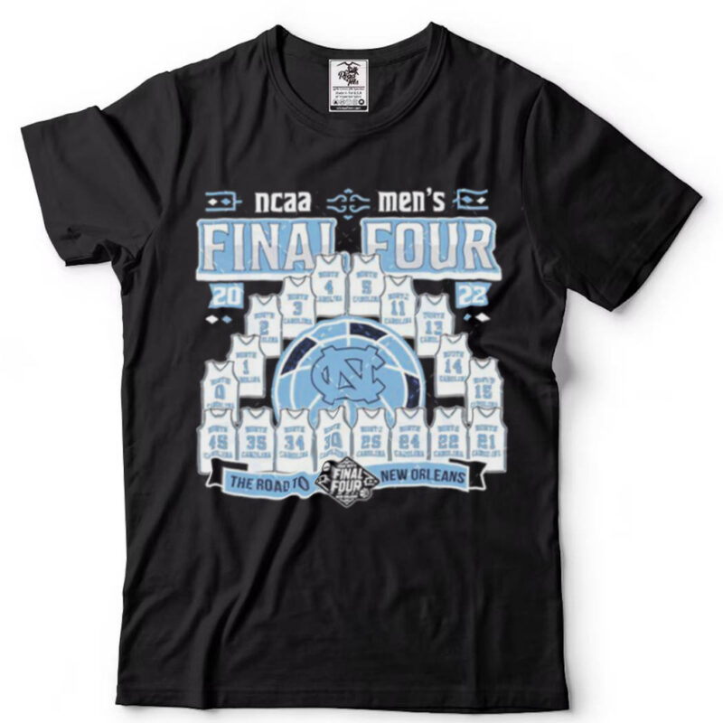 UNC Final Four Shirt, North Carolina Tar Heels 2022 Men's Basketball R ...