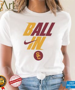 USC Trojans Nike 2022 Postseason Basketball BALL IN Shirt
