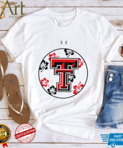 Under Armour Maui Hibiscus Texas Tech Red Riders logo shirt