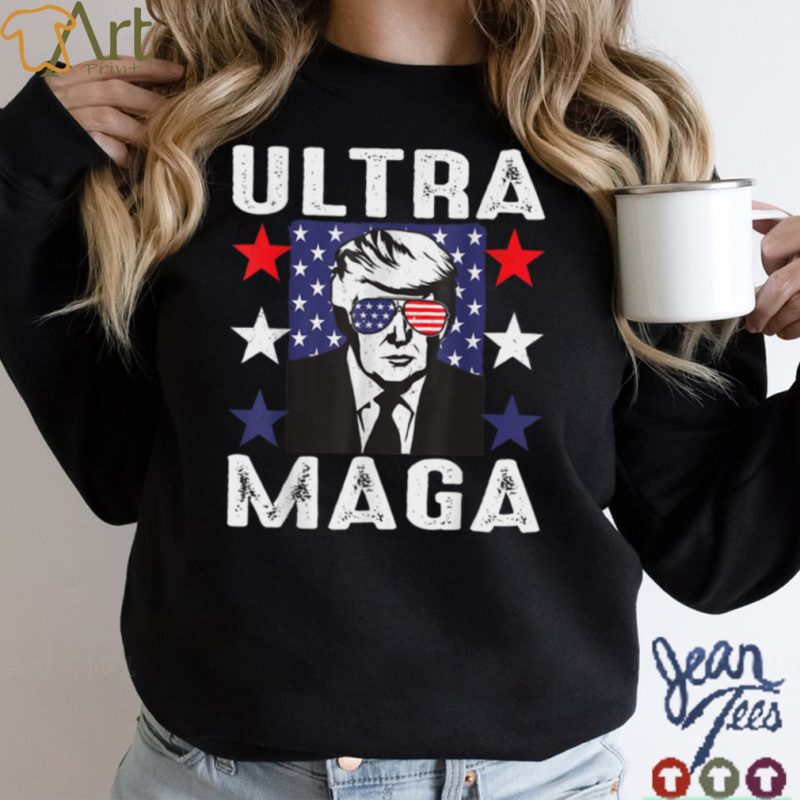 Anti Joe Biden Ultra Maga Proud Ultra Maga Vintage Gifts T Shirt B0B185XFQ9