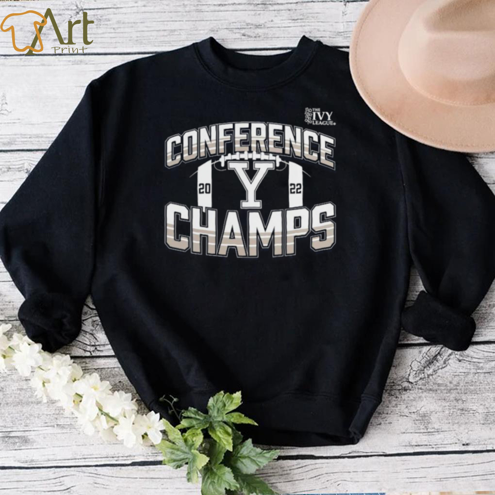 Yale Bulldogs 2022 The Ivy League Football Conference Champions Shirt