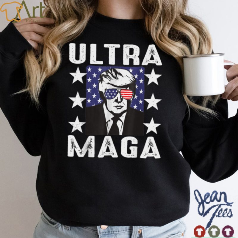 Anti Joe Biden Ultra Maga Proud Ultra Maga Vintage Retro T Shirt B0B18GH8WR