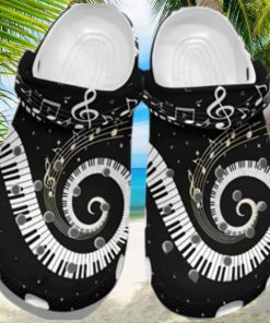 I Love Music 4 Gift For Lover Rubber Comfy Footwear Men Women Size Us Personalized Clogs