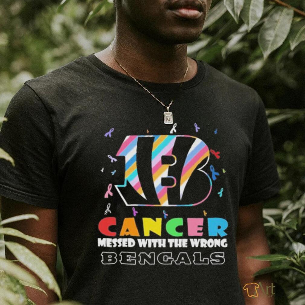 Cincinnati Bengals Cancer Messed With The Wrong Bengals 2023 Shirt