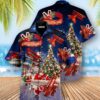 Christmas No Reindeer Any More Santa Loves Airplane Edition - Hawaiian Shirt