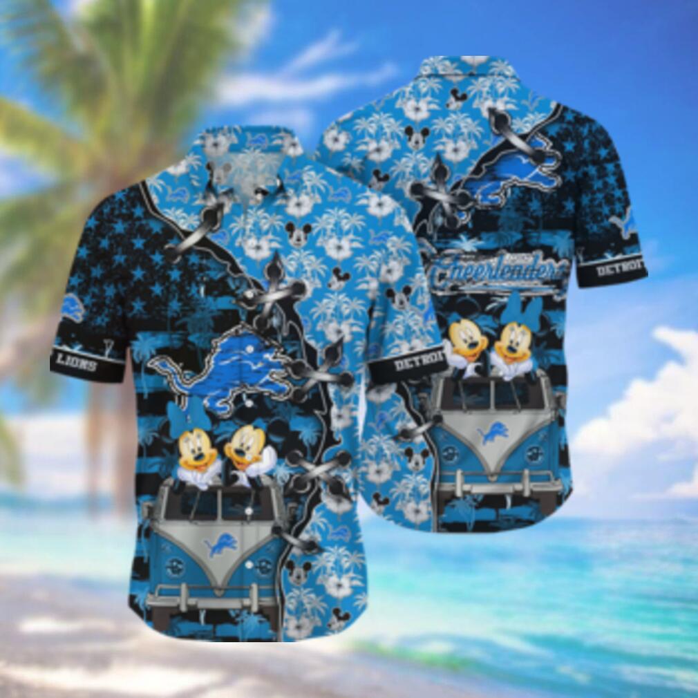Detroit Lions NFL Hawaii Shirt Style Hot Trending 3D Hawaiian Shirt