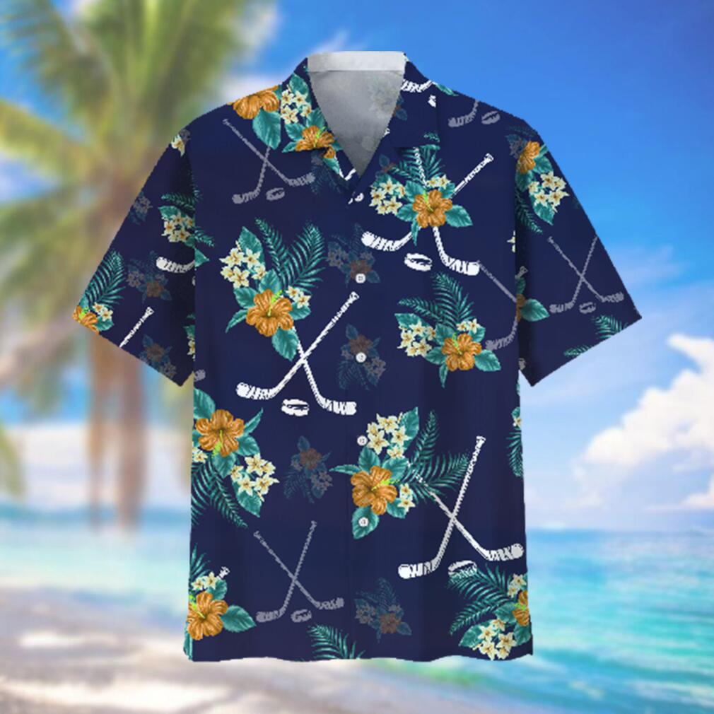 Hockey Hawaiian Tropical Hawaiian Shirt