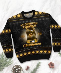 Pittsburgh Pirates World Series Champions MLB Cup Ugly Christmas Sweater Sweatshirt Party