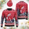 Boston Red Sox Symbol Wearing Santa Claus Hat Ho Ho Ho 3D Custom Name Ugly Christmas Sweater Shirt For MLB American Baseball Fans On Xmas Days