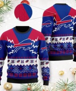 Buffalo Bills NFL Football Team Logo Symbol 3D Ugly Christmas Sweater Shirt Apparel For Men And Women On Xmas Dayss