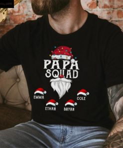 Personalized Grandpa Squad Christmas Shirt