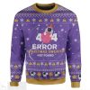 Astronaut 404 error christmas sweater not found ugly sweater