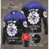 Baltimore Ravens custom name ugly christmas sweater