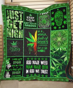 Be a Weed Quilt Blanket