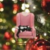Black cat merry christmas Ornament
