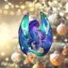 Blue Dragon Neon Ornament