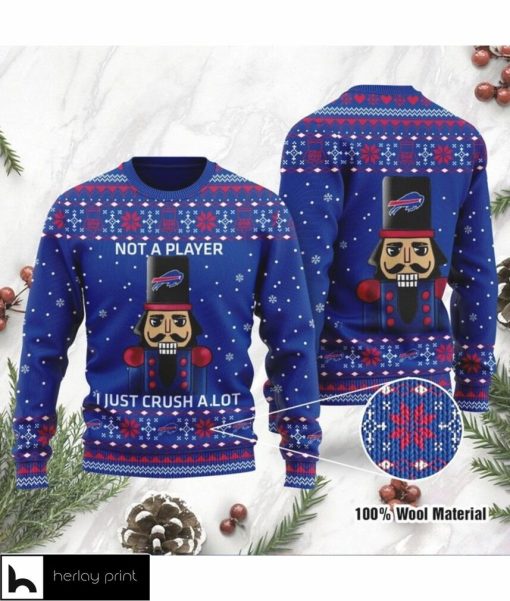 Buffalo Bills Not A Player I Just Crush Alot Ugly Christmas Sweater