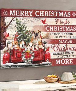 Bulldog Merry Christmas Maybe Christmas Doesn't Come From A Store Post