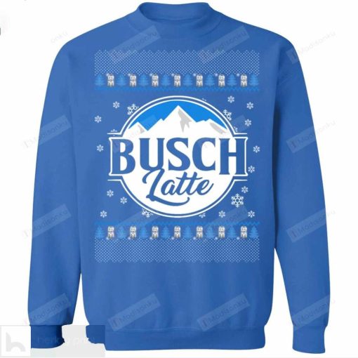 Busch Latte ugly christmas sweater
