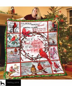 Cardinal Christmas Quilt Blankets