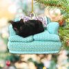 Cat On Chair Ornament