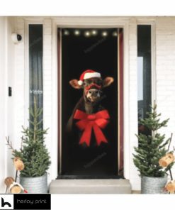 Cattle Christmas v1 Door Cover