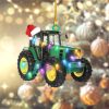 Christmas Tractor Ornament