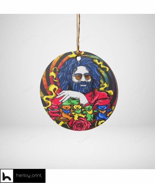 Colorful Bears Round Ornament