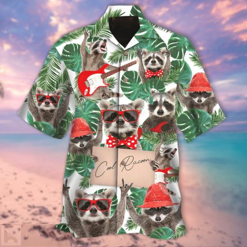 Cool Raccoon Hawaii Shirt