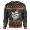 Coughing cat meme ugly christmas sweater