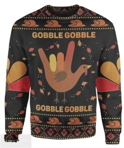 Custom Ugly Gobble Christmas Sweater Jumper